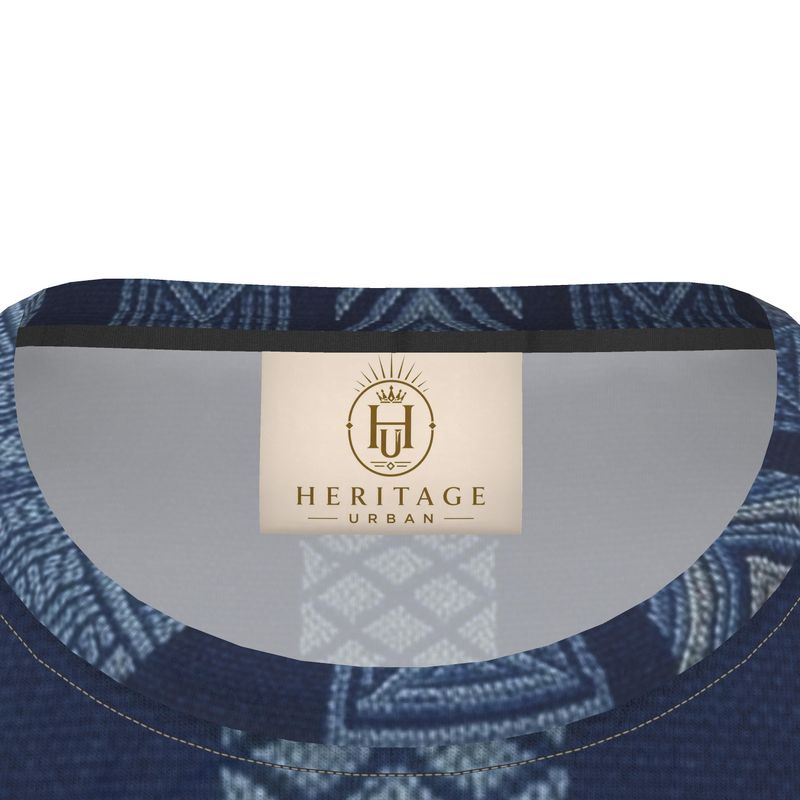 Heritage Urban Indigo Pattern Tee