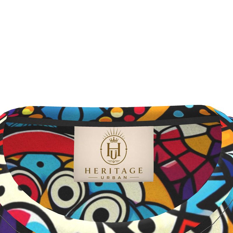 Heritage Urban Abstract Culture T-Shirt, All Over Print Edition