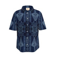 Heritage Urban Indigo Pattern Short Sleeve Shirt