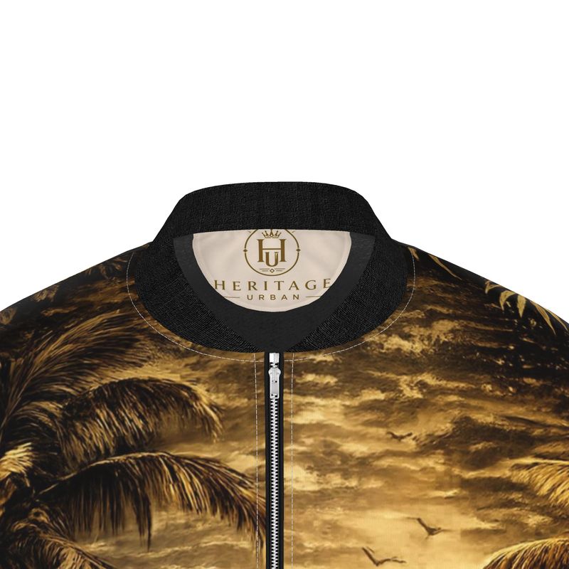 Heritage Urban Midnight Paradise Bomber Jacket
