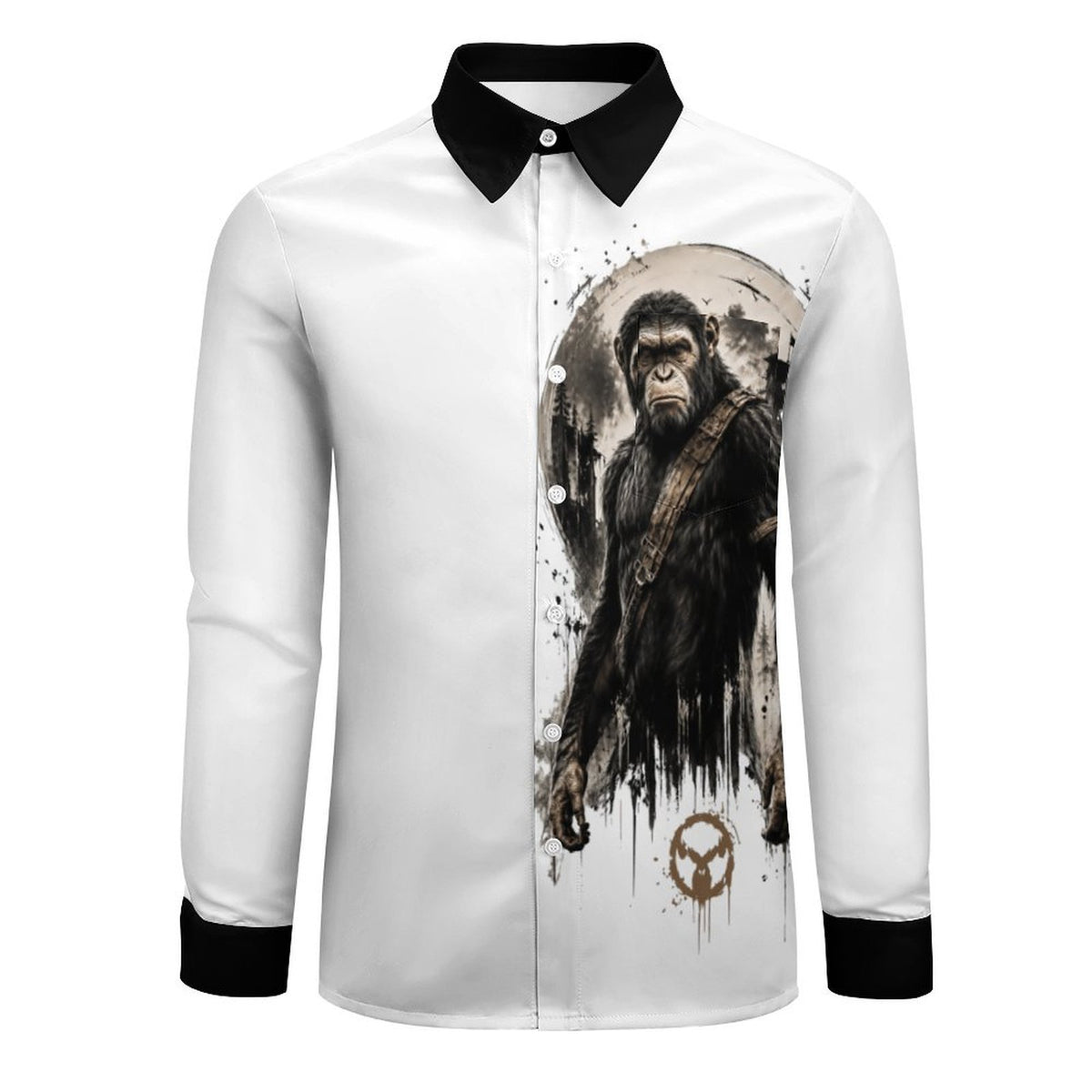 Heritage Urban - Caesar Emblem Men's Long-Sleeve Shirt