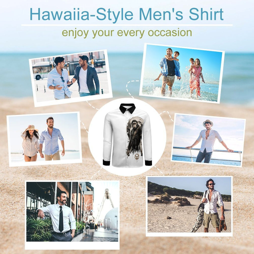 Heritage Urban - Caesar Emblem Men's Long-Sleeve Shirt